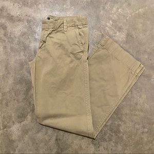 GAP Olive Green Ankle Khakis
